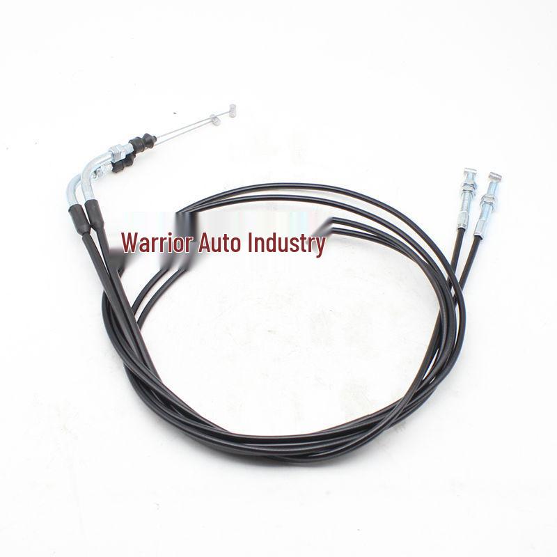 Four-Wheel ATV/Go-Kart/UTV Throttle Cable, 2.15m Steel Pipe, Fits 150-200cc Vehicles