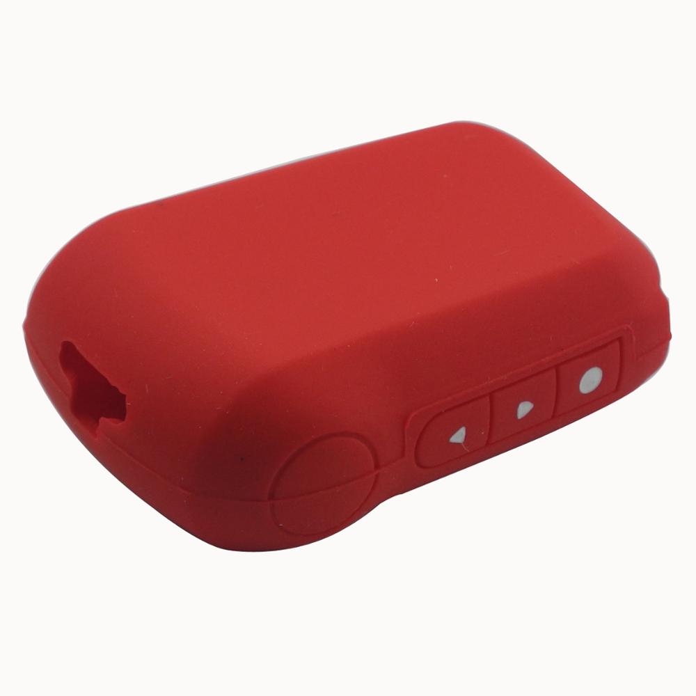 Jingyuqin 3 Buttons Silicone Case Cover For Starline A92/A94/V62/A62/A64 LCD Remote Two Way Car Alarm System Silicone Case