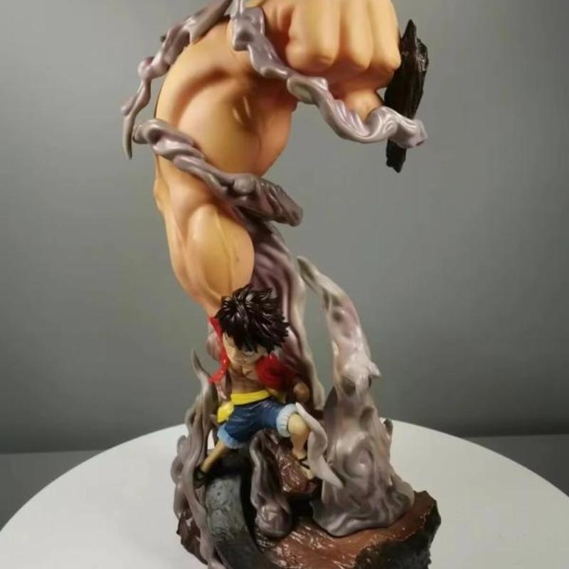 One Piece Figures Gear 3 Luffy Action Figures Big Fist Monkey D Luffy Anime Figurine PVC Collection Model Toys Ornamen Doll Gift