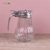 Transparent Glass Seasoning Jar with Open-Hole Lid for Kitchen Condiments