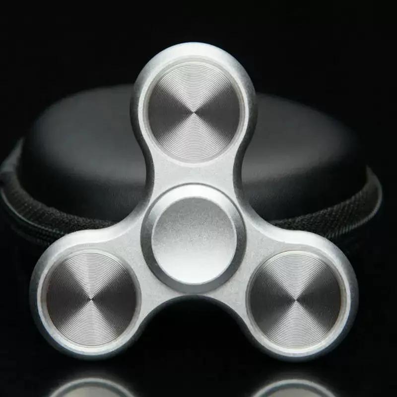 

Three Leaf Fingertip Gyro Rotator Edc Seven Stage Electroplating Mixed Autism Adhd Finger Gyro Metal Bearing Decompression Gift