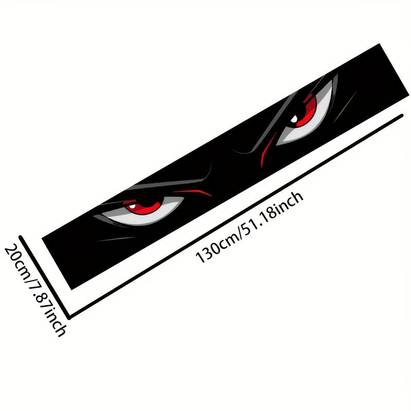 

2 packs of B-pillar stickers, 1 pack of eye-catching car front windshield eye stickers, waterproof, scratch-resistant,