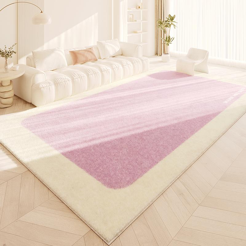 Dopamine Color Bedroom Decor Carpet Large Area Carpets for Living Room Thickend Plush Lounge Floor Mat Fluffy Soft Cloakroom Rug