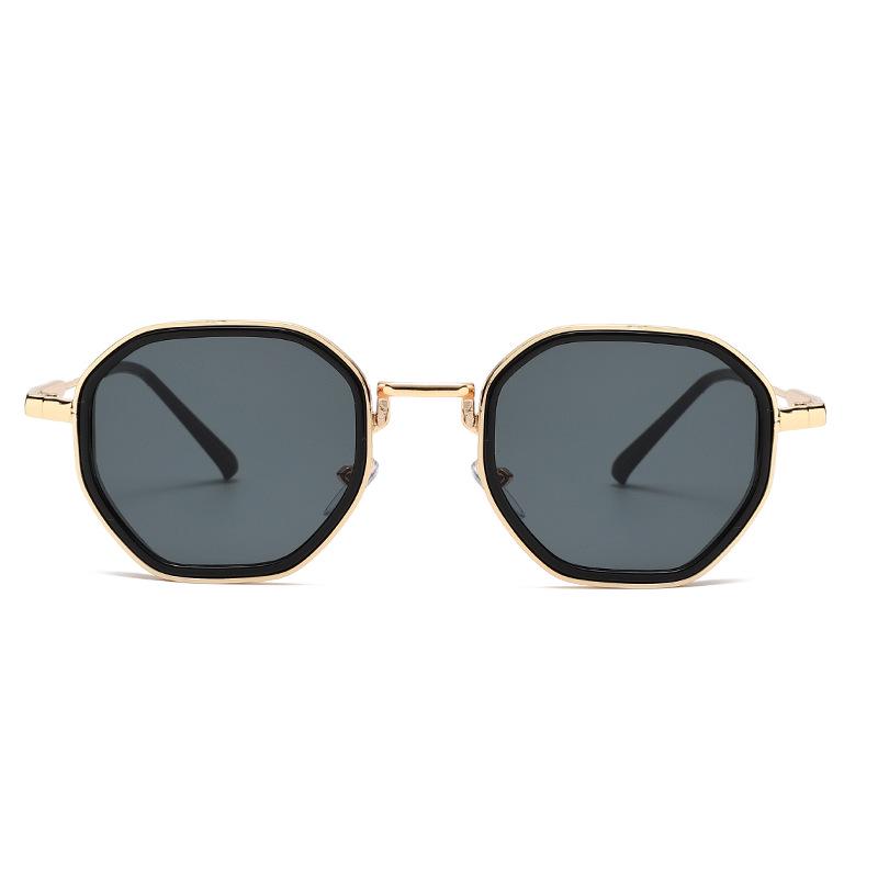 2026 European-American Metal Polygon Sunglasses: Stylish Sun Protection Eyewear