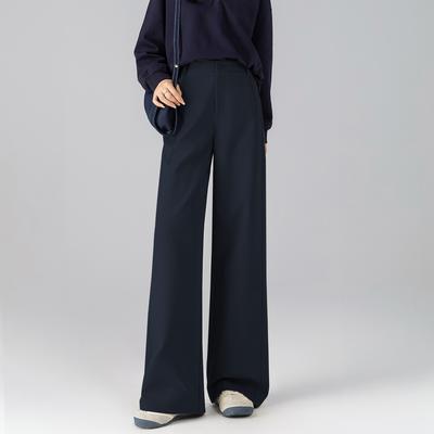 Zhengzhou Women's Pants Scimitar Wide-leg Pants Loose New Commuter Fashion Trousers Casual Spring Versatile Pear-shaped Trousers 11111