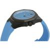 Swiss Alpine Military Typhoon Silicone Strap Light Blue Dial Quartz 7006.1871 100M Men's Watch