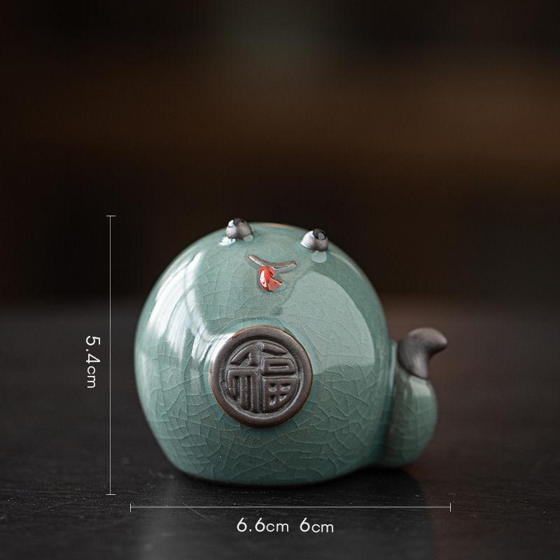 

Year Snake Ceramic Snake Ornament, Mascot Zodiac Snake Living Room Entrance Wine Cabinet Study Tea Table Desktop Decoration