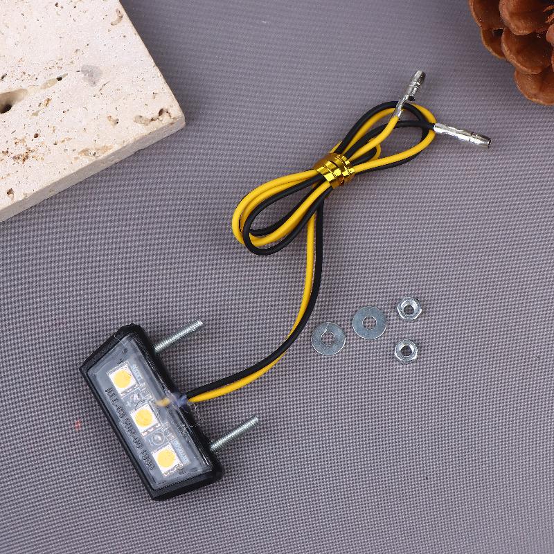 12V Led Light Waterproof Motorcycle License Light Motorcycle License Plate Rear Tail Light Motorcycle License Plate Holder Light