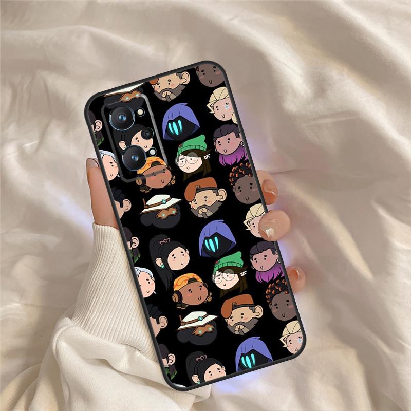 

Cartoon Valorant Case For Realme 15 14 11 12 13 Pro Plus C65 C67 C71 C63 C61 C55 C51 C53 C35 C75 GT6 GT7 Pro Realme C55