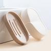 Household Bathroom Soap Storage Rack Plastic Draining Soap Box No Water Accumulation On The CountertopSoap Rack, Soap Tray
