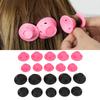 20pcs Mushroom Hair Curler Soft Silicone Different Size Sleeping Hair Styling Roller for Women Pink Black