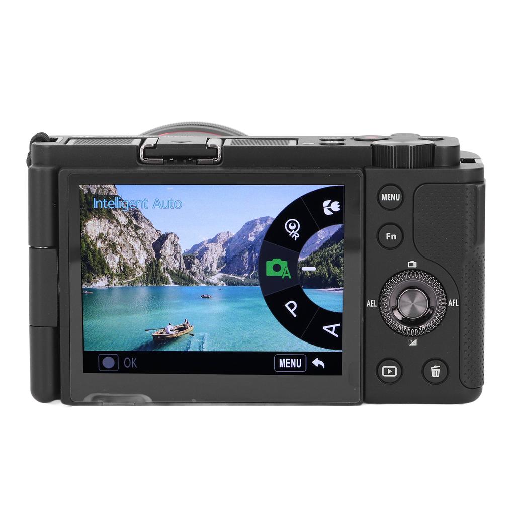 5K Digital Camera 64MP Wireless 12X Optical Zoom Autofocus WDR Stabilization Vlogging Camera with 3.2 Inch Flip