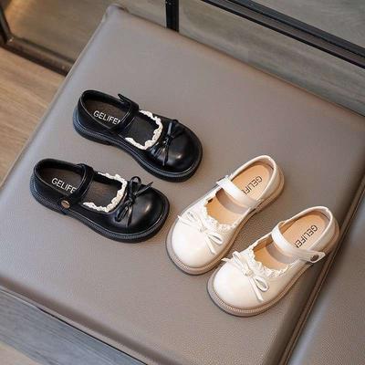 Girls Small Leather Shoes 2025 Spring and Autumn New Children's Lolita Princess Shoes Girls British Style Fashion Soft Sole Single Shoes