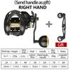 Baitcasting Reel Magnetic Brake Reel Carbon Fiber Body 16KG Drag Power 6.3:1 Ratio 6+1BB Fishing Reel Spinning Reel Waterproof and Corrosion Resistant