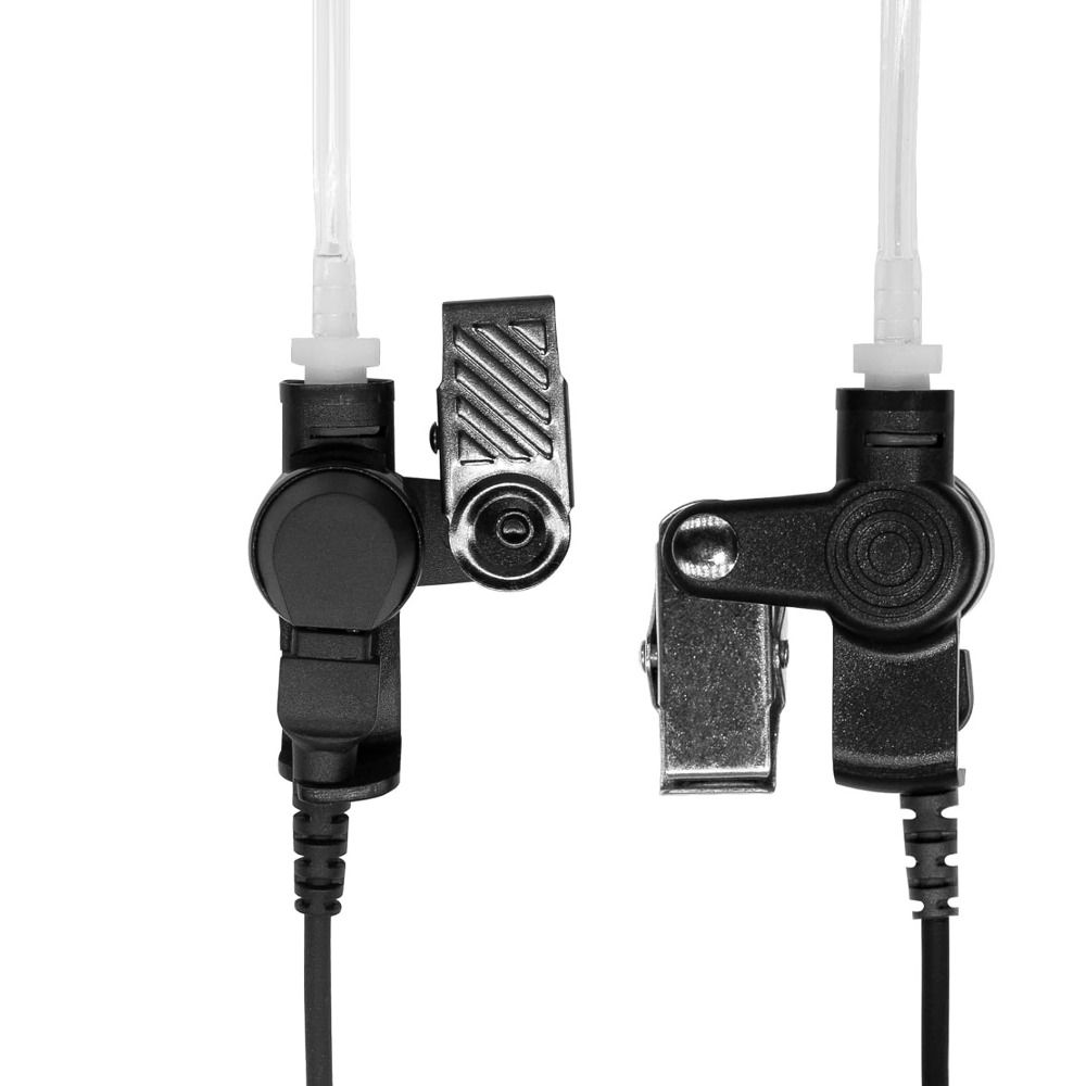 Surveillance Earpiece 2 Pin Walkie Talkie Headphone 2 Way Radio Headset for Motorola CP200 GP2000