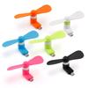 Portable Type C Cooling Fan Mini Micro USB Fan For Mobile Phone Power Bank Gadgets Cool Fans For Macbook Pro Cell Phone Android