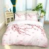 3pc Bedding 1 Set of Cherry Blossom Print +2 Pillowcases Without Core, Various Size Suitable for Multiple Occasions