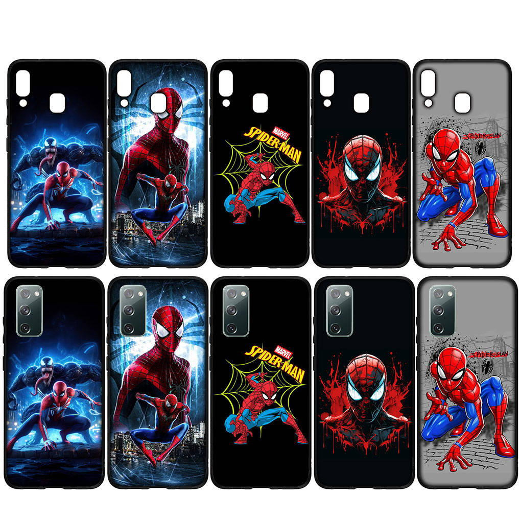 Pro iPhone 16 15 Xiaomi Redmi Note 13 12 11 Pro Max X 9 14 Plus XR Samsung Galaxy A15 S24 S23 Huawei OPPO Spider Marvel Man SpiderMan pouzdro na telefon
