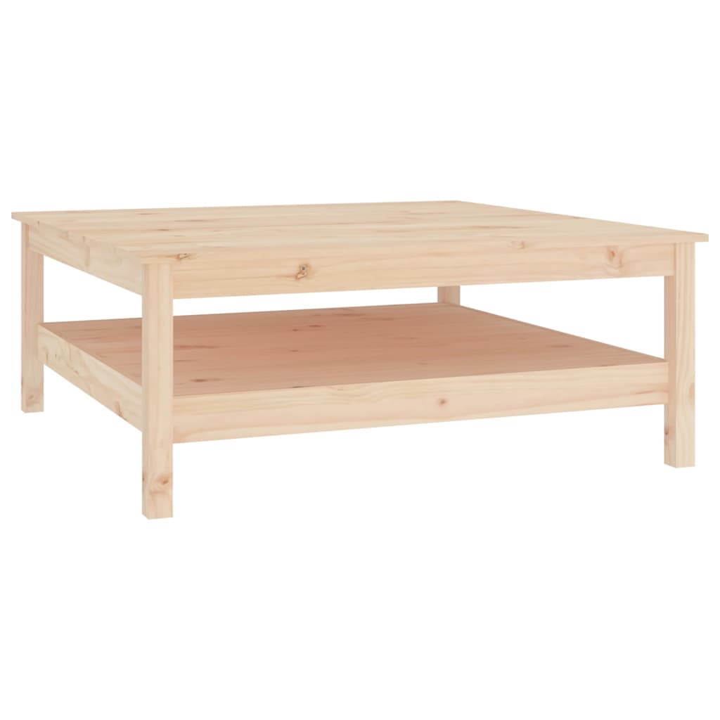  Coffee Table, 100x100x40 Cm, Solid Pine Wood