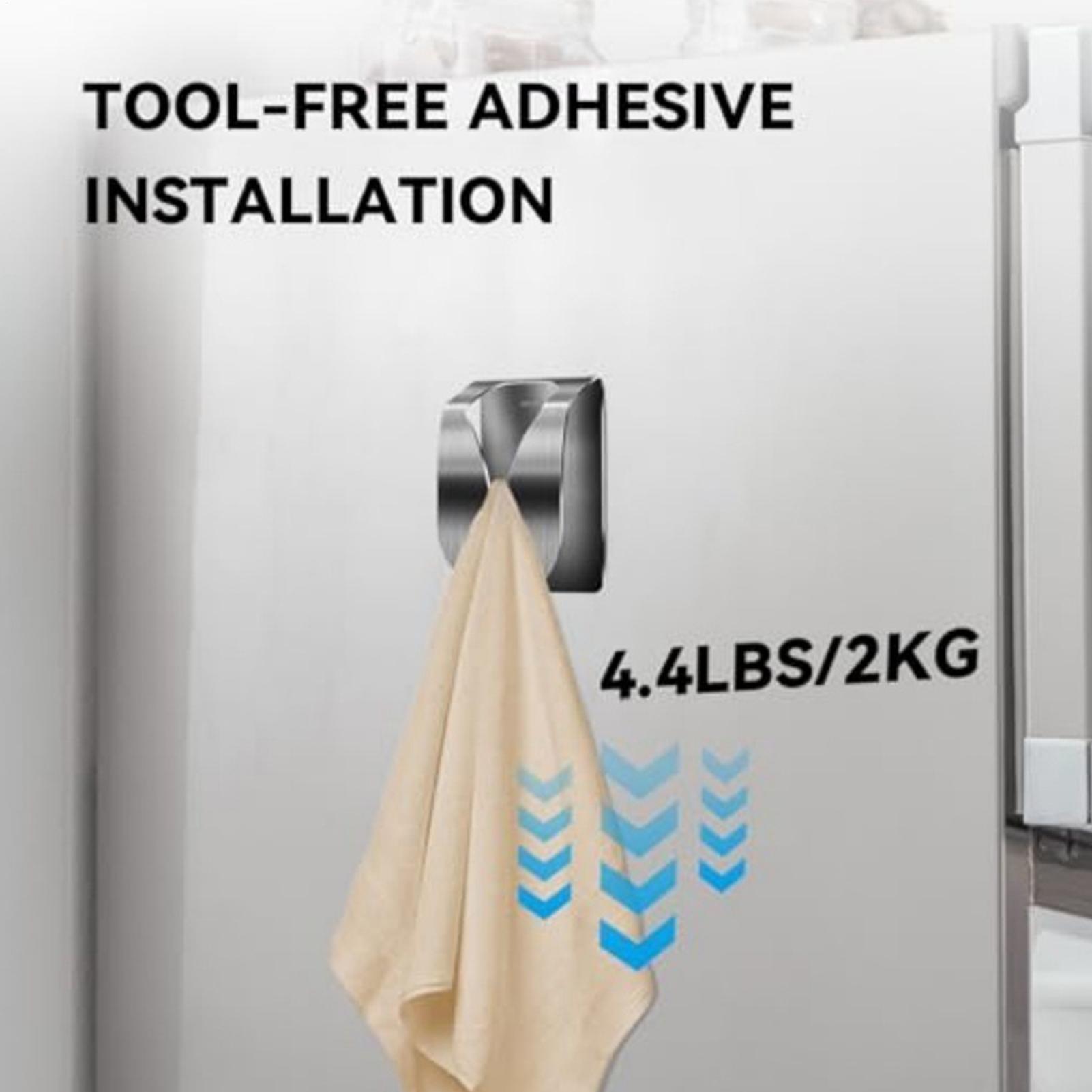 

Magnetic Towel Holder Household No-drilling Hanger Strong Magnetic Hook For Living Room Kitchen Refrigerator Cabinet Stove China Mainland