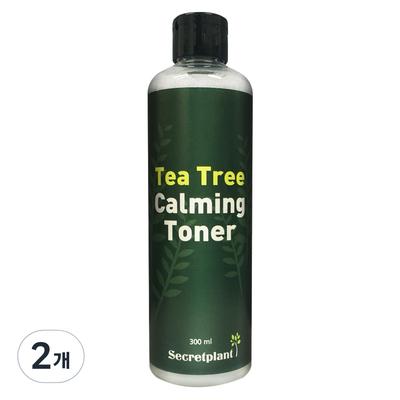 Secret Plant Teebaum Beruhigendes Gesichtswasser, 300 ml, 2 Stück