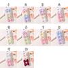 4Pcs/set Double Layered Bows Hair Clip Set for Baby Girls Cute Candy Colored Bangs Hair Pin Cotton Children's Hair Accessories