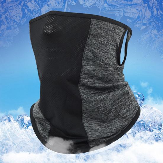 Summer Cycling Face Guard Neck Gaiter Windproof UV Protection Breathable Cooling Ice Silk Men Women Outdoor Bandana Neck Scarf Face Shield