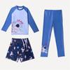 Children's Swimwear Boys' and Girls' Long-sleeved Trousers Three-piece Sun-resistant Quick-drying Suit Warm Swimming Suit for Children