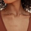 Simple Necklace High Color Retention Steel Electroplated 18K Real Gold Women'S Fashion Temperament Collarbone Chain