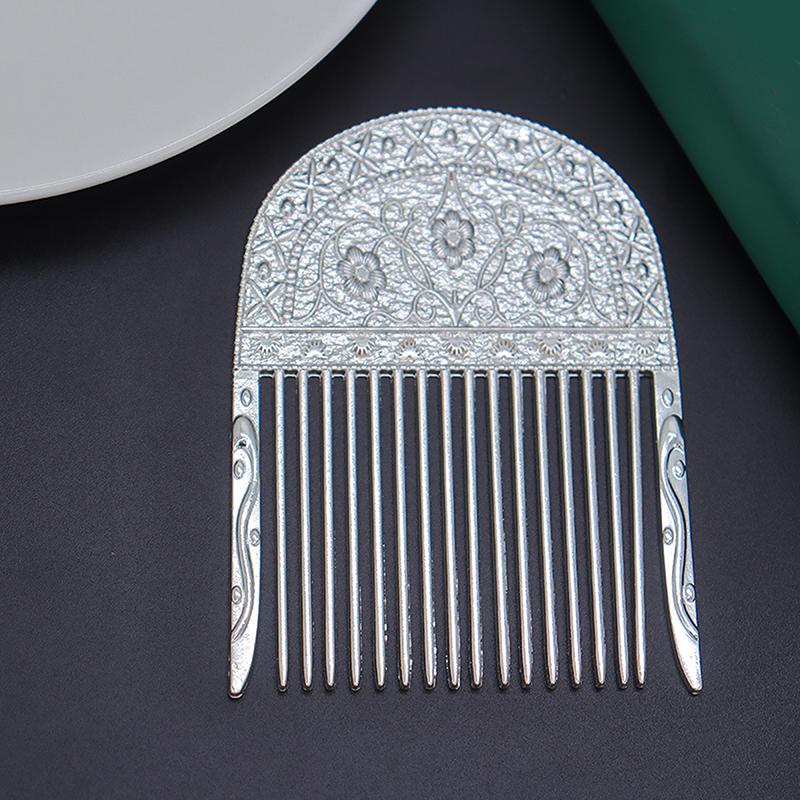 Chinese Hairpin Retro Hair Comb Hanfu Dish Hairpin Hair Ornament Hollow Carved Hair Comb Exquisite Hair Accessories Gifts