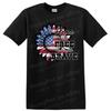 Home of the Free Sunflower Flag T Shirt for Brave Americans Funny Tee