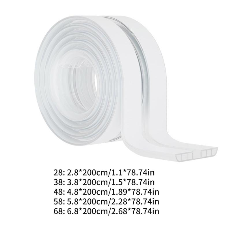 Clear Edges Protector Baby Safety Table Corner Bumper Thick PVC Nonsip Adhesive For Wood Glass Metal Surfaces