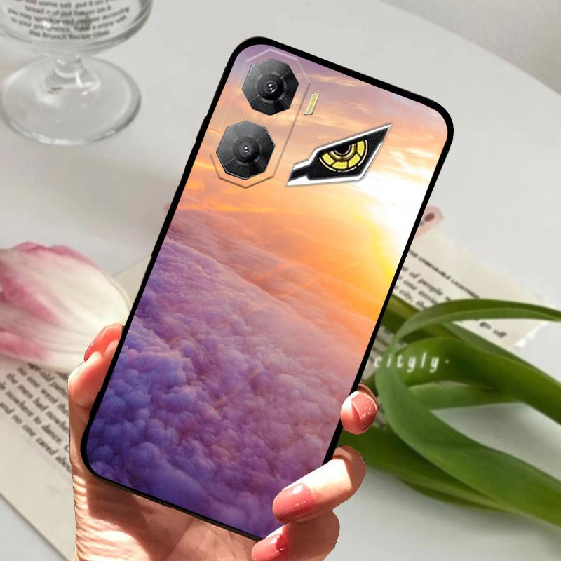 Soft Back Cover For ZTE Nubia Neo 3 5G Z2464N Phone Case Cool Wolf Lion Silicone Black TPU Funda For Nubia Neo3 Protective Shell