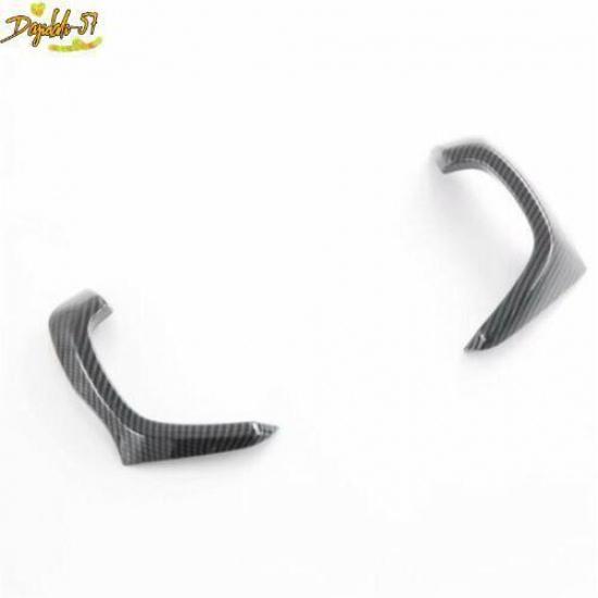 2xCarbon Fiber Front Dashboard Frame Cover Trim For Isuzu D-Max Dmax -