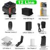 4000mAh IP54 8/12/16  Lines 4D Laser Levels Touched 360 Horizontal and Vertical Cross Super Powerful Self-leveling Green Line Laser Level