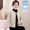 Womens Short Down Jacket 90 Duck Lightweight Warm Round Neck Convertible V Middle-aged Moms