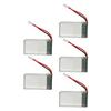 5PCS 802540 800mAh RC Drone Battery Portable RC UAV Backup Battery Accessories for SYMA X5C X5C 1 X5