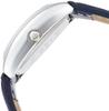 Arias Amalfidia Analog Waterproof Watch with Leather Strap and White Black Tonneau-Shaped Dial, A35L28, Women's,