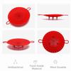 Non-Stick Silicone Steamer Basket Heat Resistant Dumpling Steamer  Steaming Vegetables