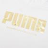 Puma Holiday Foil Print Sports Pullover Hoodie Men Tops White 586351-02