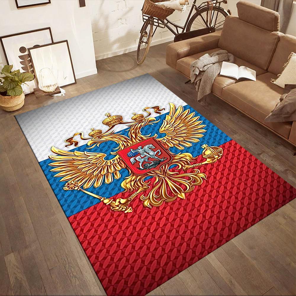 Russian Coat Of Arms Square rugs are a great choice for living rooms, bedrooms, home décor, and as gifts.
