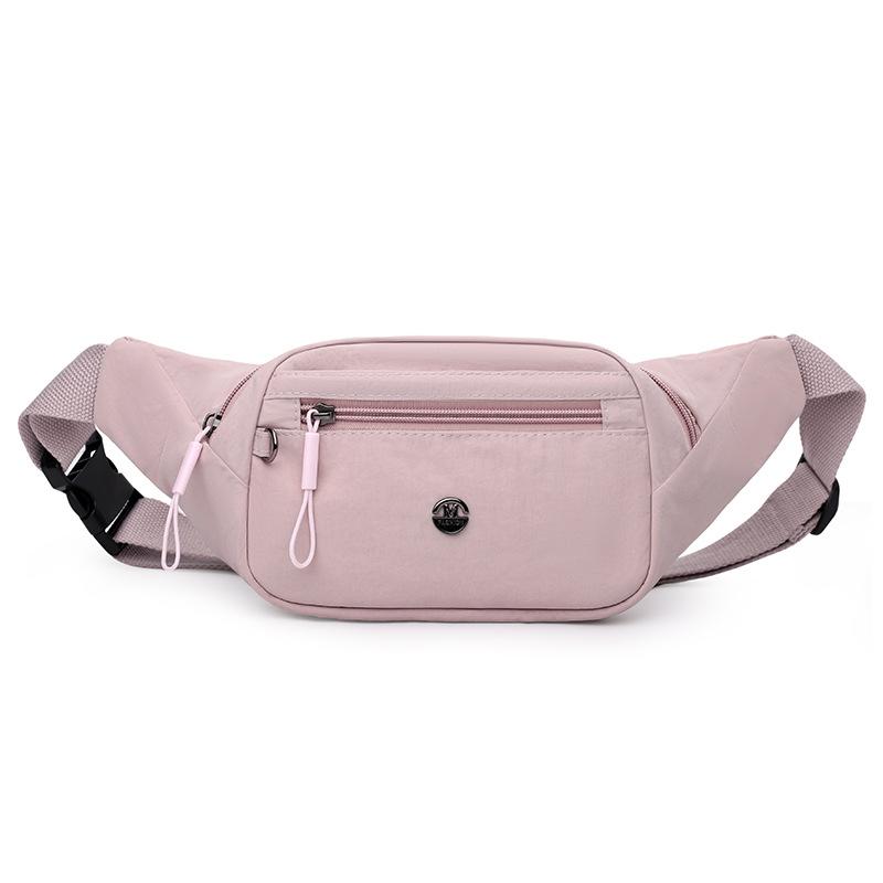 Damen Umhängetasche Wasserabweisende Nylontasche Multifunktionale Crossbody-Tasche Outdoor-Sport Bauchtasche