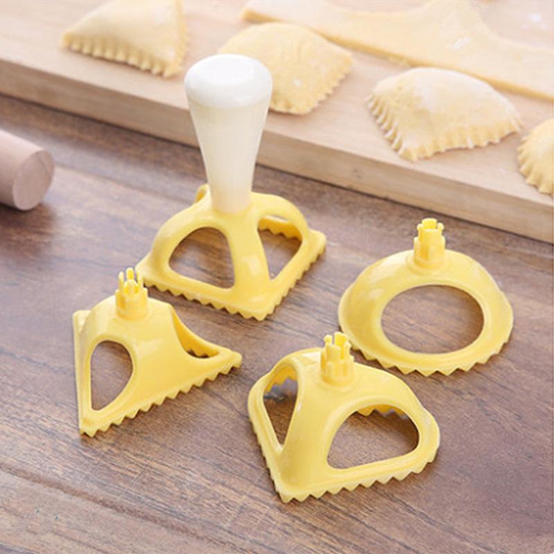 

4 шт. / Компл. Пластиковые формы для пельменей пресс для пельменей инструмент для кухни инструмент для приготовления кондитерских изделий форма для пельменей