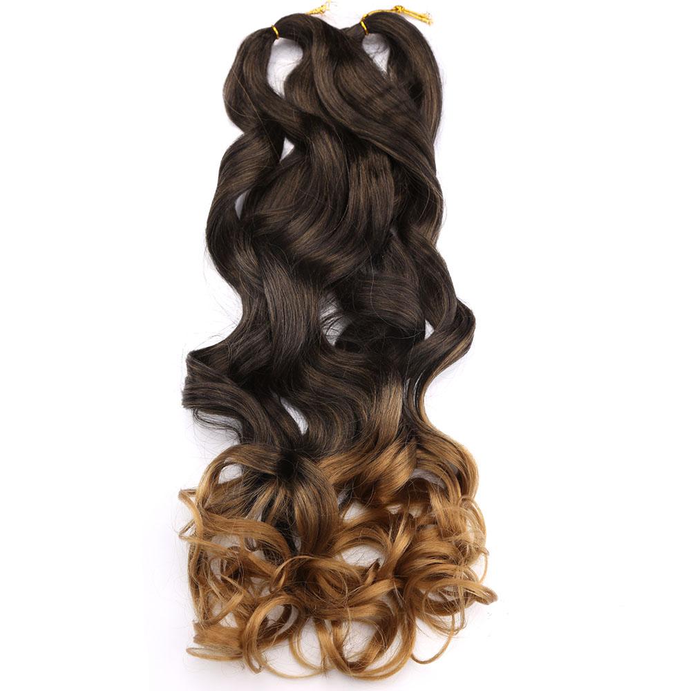 22inch 150g Synthetic Body Wave Curly Pony French Spiral Curl Hair Wavy Braiding Hair