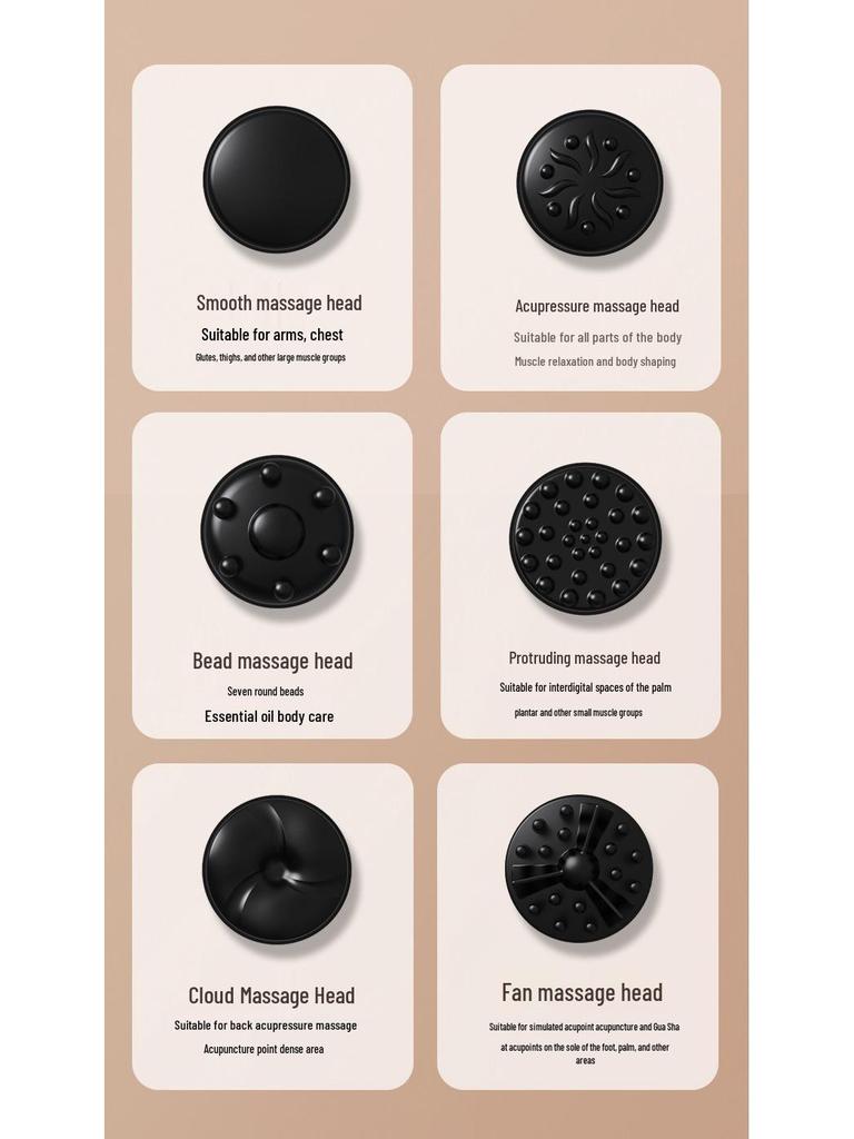 Multi-Gear Handheld Massager: Body Sculpting & Neck/ Waist Relaxation