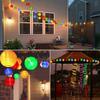 Outdoor LED Solar Lantern Colourful Waterproof String Lights Solar Powered Garland Fairy Lights Garden Decorative Light