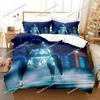Ghost in The Shell Bedding Set Single Twin Full Queen King Size Bed Set Adult Kid Bedroom Duvetcover Sets 3D Anime Bed Sheet Set