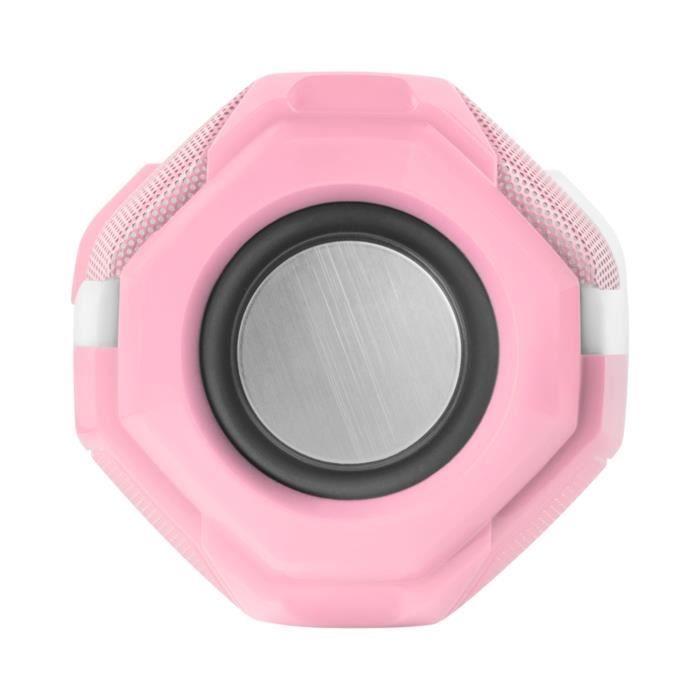 Haut-parleur bluetooth portable - mars gaming - msbax - 10w - rgb - autonomie 8h