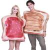 Halloween Couples Food Costume Set With Composite Fabric For Stage Performance