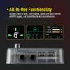 SONICAKE Pocket Master Guitar and Bass Amp Modeling IR Cabinet Simulation Multi-Effects Stereo OTG USB Audio Interface BT Audio 1.75-inch LCD Color